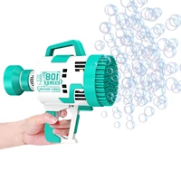 bubble machine 108 holes soap bubble blaster toy automatic outdoor rocket bubbles gun colorful blower toy childrens day gift