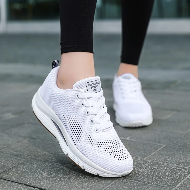 

2023 New Sneakers Women Shoes Mesh Breathable Flat Anti-Slip Woman Sneaker Outdoor Trainer Female Zapatos De Mujer Sport Shoe
