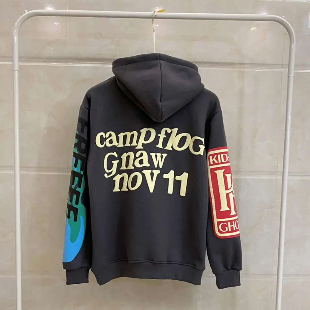 

Spring Hoodie Chic Streetwear Drawstring Soft Women Men Hoodie for School Autumn Hoodie Couple Hoodie