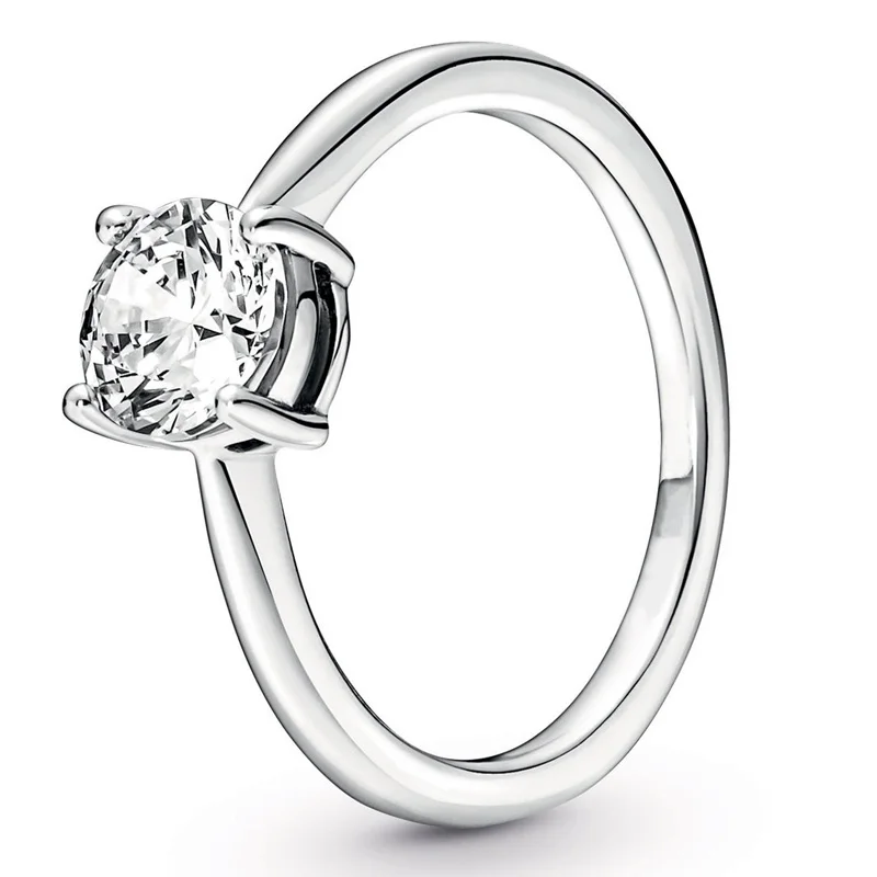 

Original Moments Timeless Sparkling Solitaire Ring For Women 925 Sterling Silver Wedding Gift Fashion Jewelry