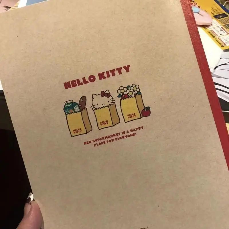 5 шт. кавайный Sanrio винтажный блокнот Hello Kitty мультяшный дневник симпатичный B5 для