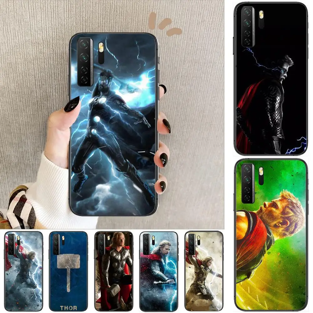

Thor Odinson Black Soft Cover The Pooh For Huawei Nova 8 7 6 SE 5T 7i 5i 5Z 5 4 4E 3 3i 3E 2i Pro Phone Case cases