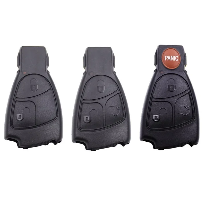 

Корпус для автомобильного ключа 2/3/4 кнопки, корпус для автомобильного ключа, запасная деталь, крышка для Mercedes Benz B C E ML S CLK CL