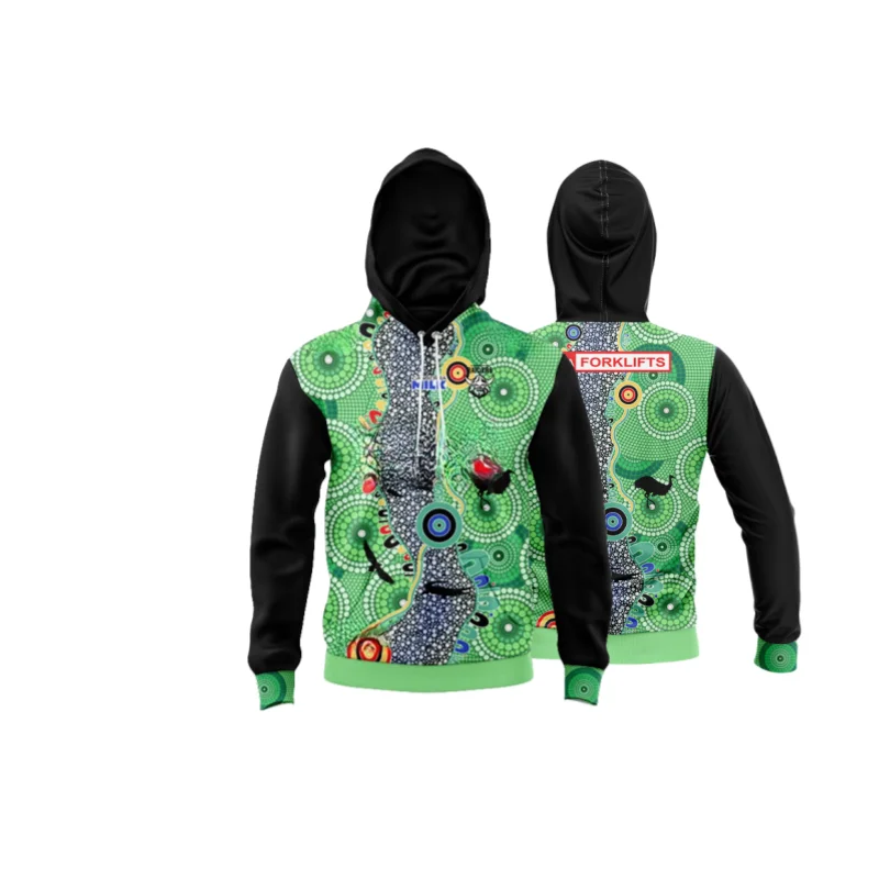 Детская толстовка с капюшоном Canberra Raiders Indigenous 2024 года