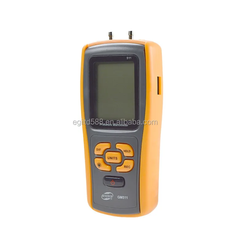 

BENETECH GM511 Pressure Gauge Manometer Digital Manometer Gas Pressure Manometer for Pressure Measurement