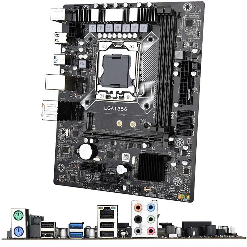 Материнская плата X79 LGA 1356 ЦП поддержка DDR3 REG ECC ОЗУ Intel Xeon E5 v1 & v2 процессор M.2