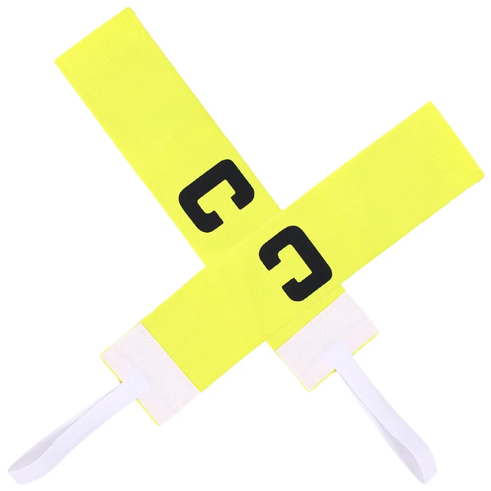 

2Pcs Adjustable Captain Armband Convenient Captain Band Portable Football Band