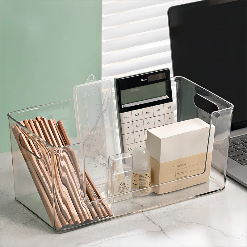 

Настольная коробка для хранения косметики и средств по уходу за кожей