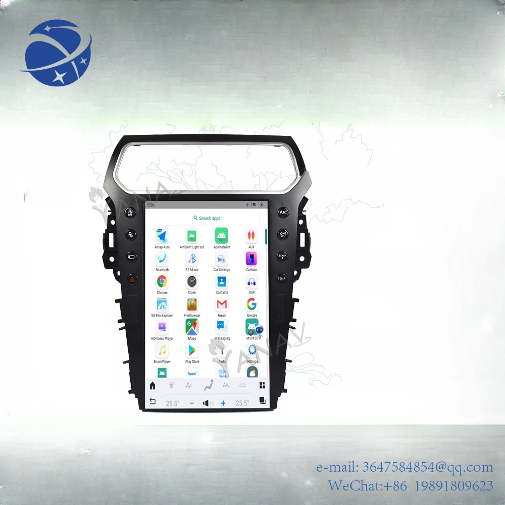 

Yun YiAndroid 11128 gbcarрадио для Ford Explorer 2012-2018 14,5 дюймов Автомобильный стерео Мультимедийный плеер GPS навигация Carplay