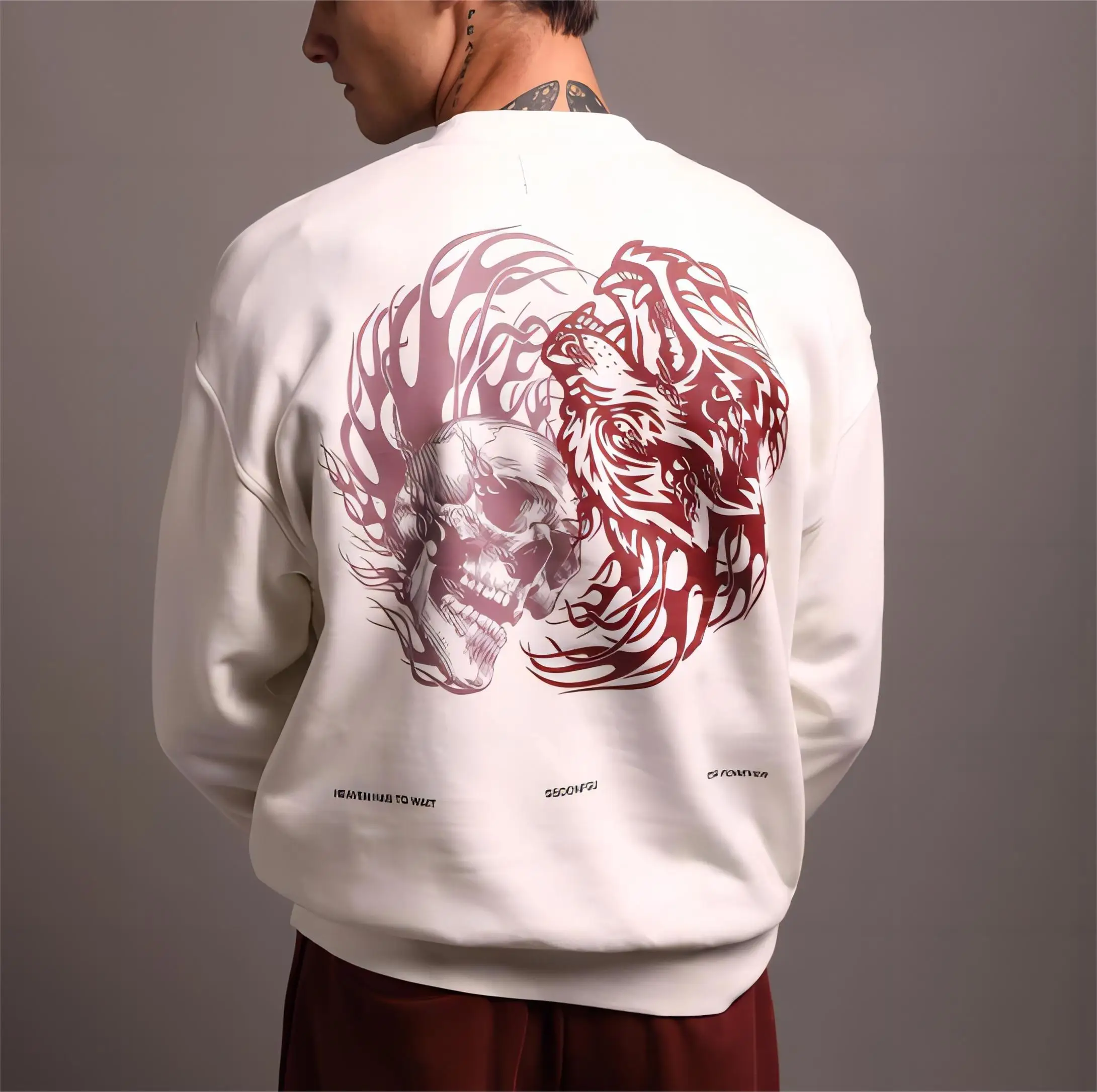 

Darc Hoodies DTG Printing Technique Women Volwassen Fleece Pullovers Crewneck Sweatshirt Basketball Men Sport Clothes Us Size