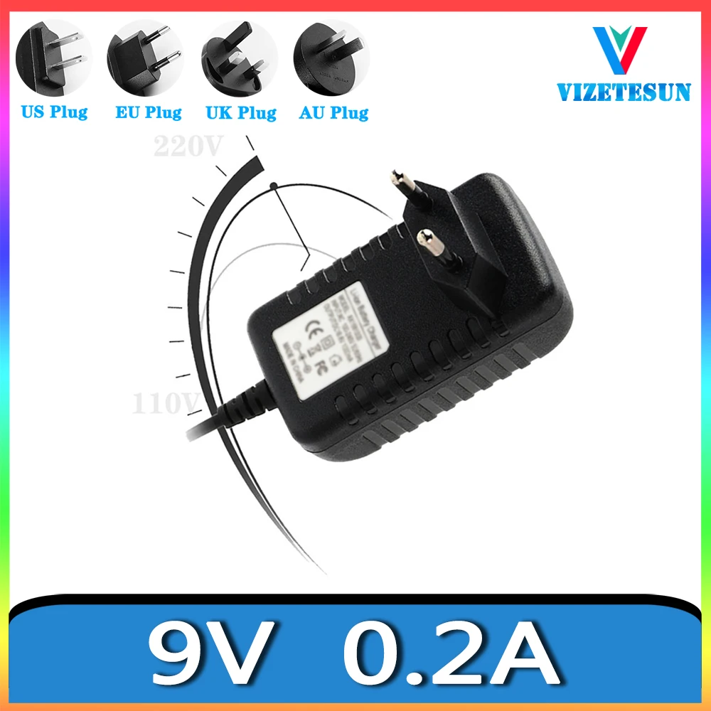 

9V 0.2A Mobile DVD TV Box Power Adapter 9V 200MA DC Voltage Stabilizing Adapter 5.5 * 2.1MM