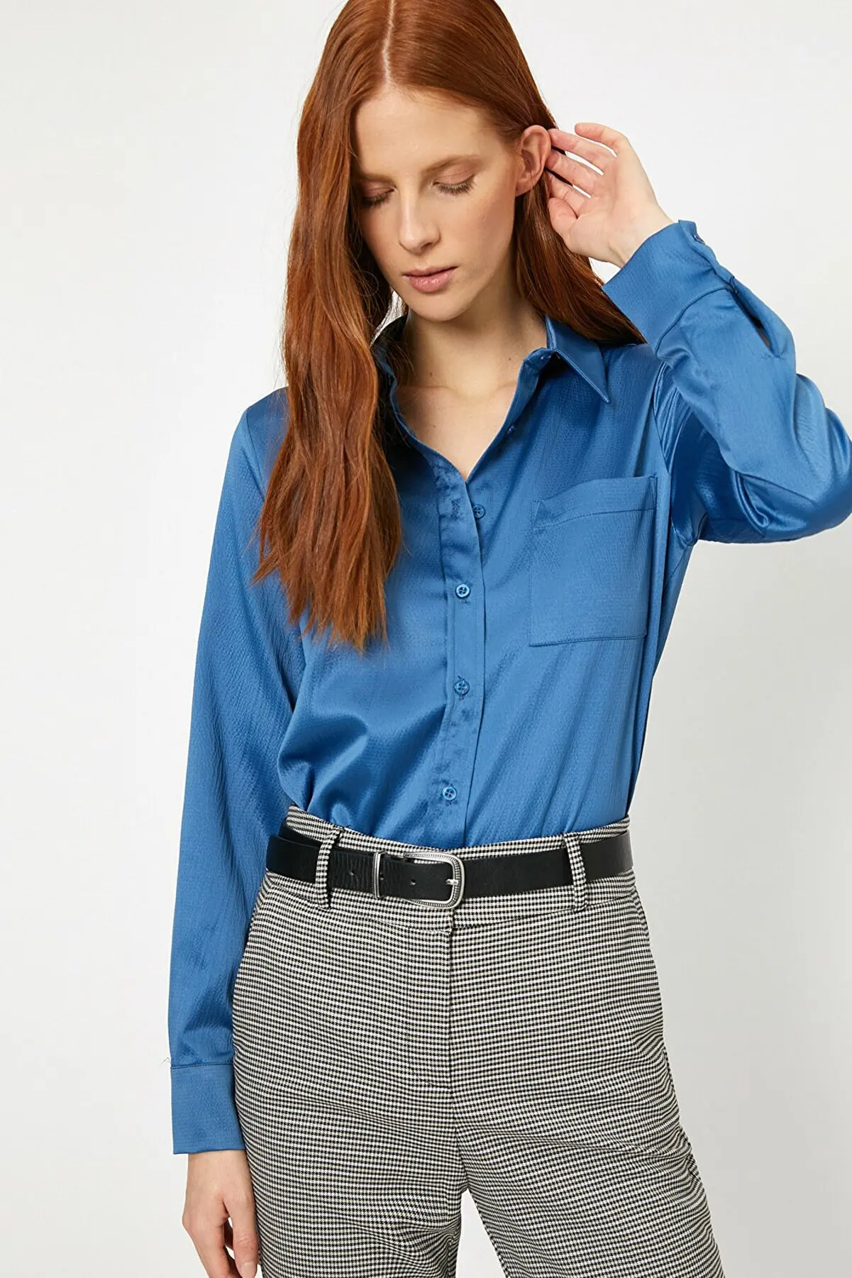 

Women's Blue Shirt 4 Summer women's Shirts Fashion women's Blouses Pretty and Cheap women's Blouses 32433785