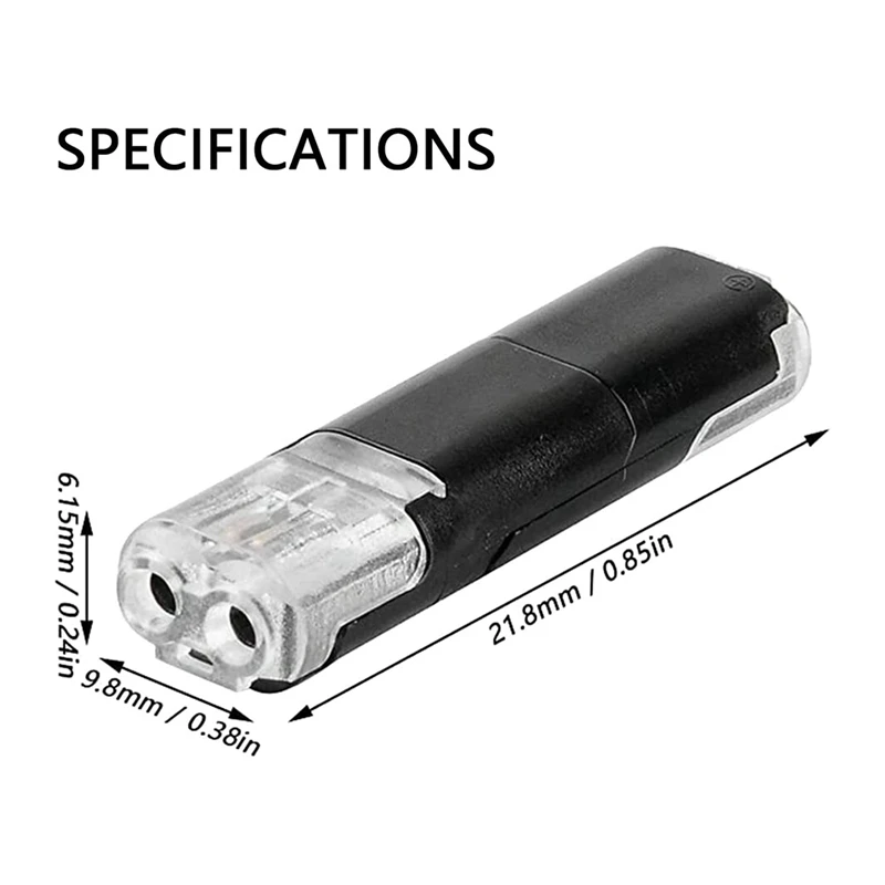 40 шт. автомобильный разъем 2-контактный провод быстроразъемный 18-24AWG