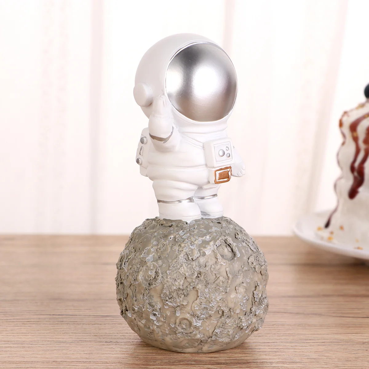 

Astronaut Cake Figure Party Cupcake Decoration Decorations Toys Spaceman Topper Figurine Space Birthday Display Desktop