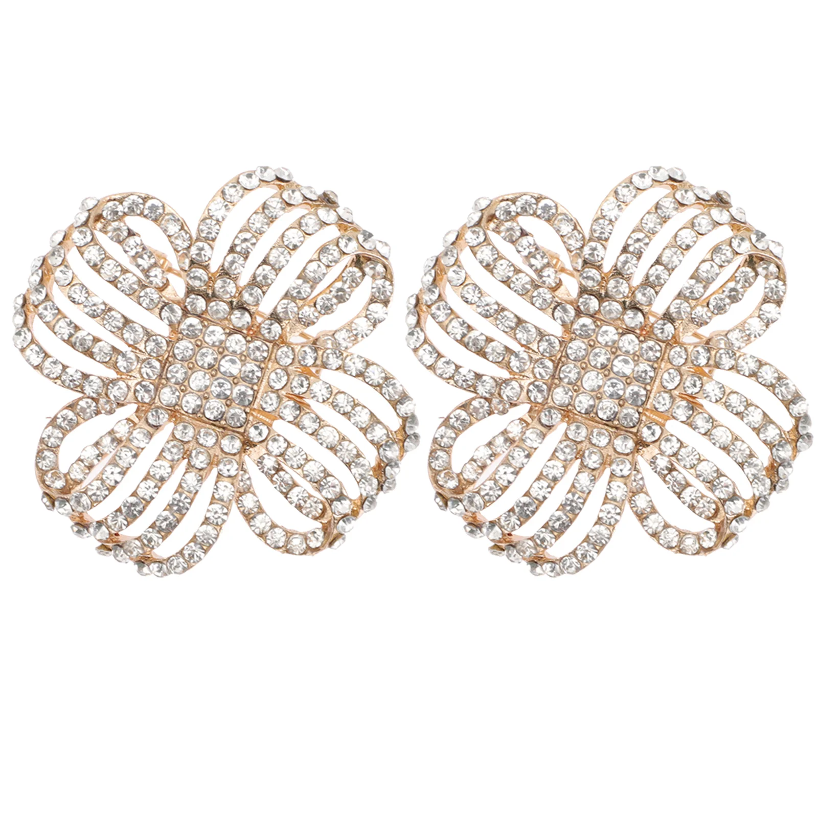 

Shoe Clip Shoes Buckles Decorative Wedding Bridal Clips Crystal Bling Party Rhinestone Prom Buckle Decor Metal Adornments Button