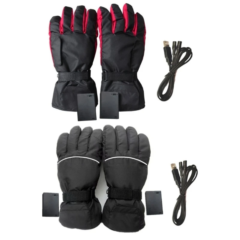 

50JA Upgraded Heated Gloves for Men & Women Outdoor Indoor Rechargeable Electric Gloves Warming Gloves for Climbing Hiking