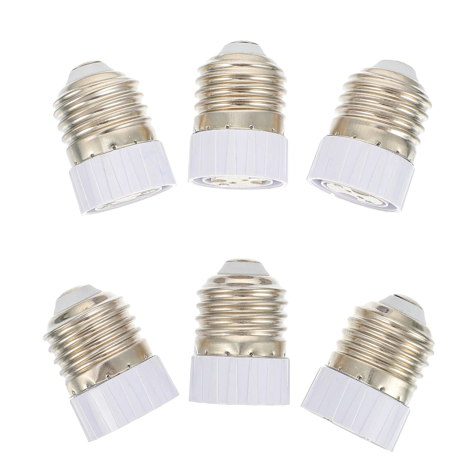 

6pcs Lamp Holder Converter Practical Light Bulb Base Adapter (E27 to MR16) Socket