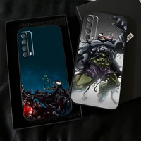 marvel venom cool phone case for huawei honor 10 v10 10i 10 lite 20 v20 20i 20 lite 30s 30 lite pro back black carcasa coque
