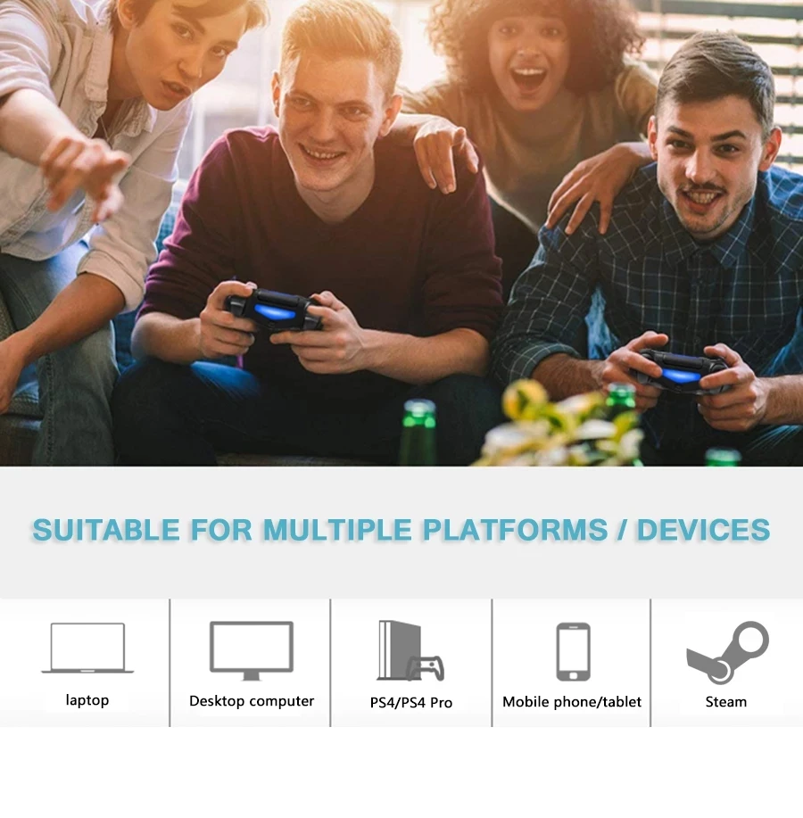 Фото Умный Вибрационный контроллер PS4 для Bluetooth Dualshock 4 V2, джойстик для консоли PS4, игровая станция 4, Mando, PS4 для геймпада №3