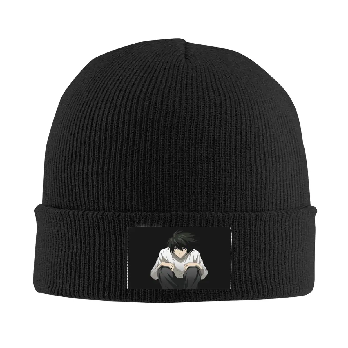 

L Death Note Hats Autumn Winter Beanie Baggy Caps Men Women Bonnet
