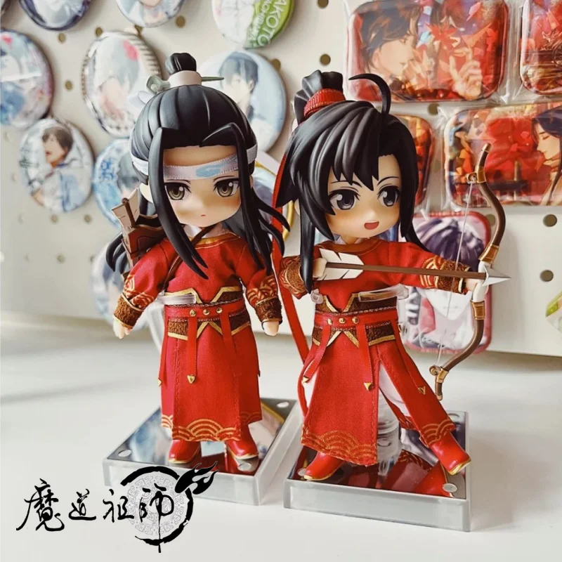 Фигурки героев аниме Mo Dao Zu Shi, фигурки Wei Wuxian Lan Wangji, фигурки кукол, фигурки Qishan Night-hunt Ver, ПВХ фигурки, игрушки в подарок