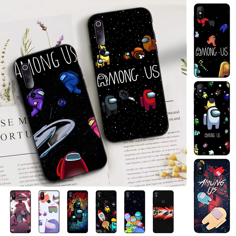 

A-Among-U-Us Game Phone Case For Xiaomi Mi 5X 8 9 10 11 12 lite pro 10T PocoX3pro PocoM3 Note 10 pro lite
