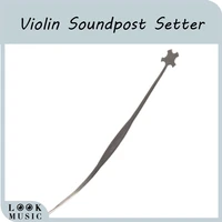 violin viola sound post setter upright stainless steel column hook tool strings instrument part accessories