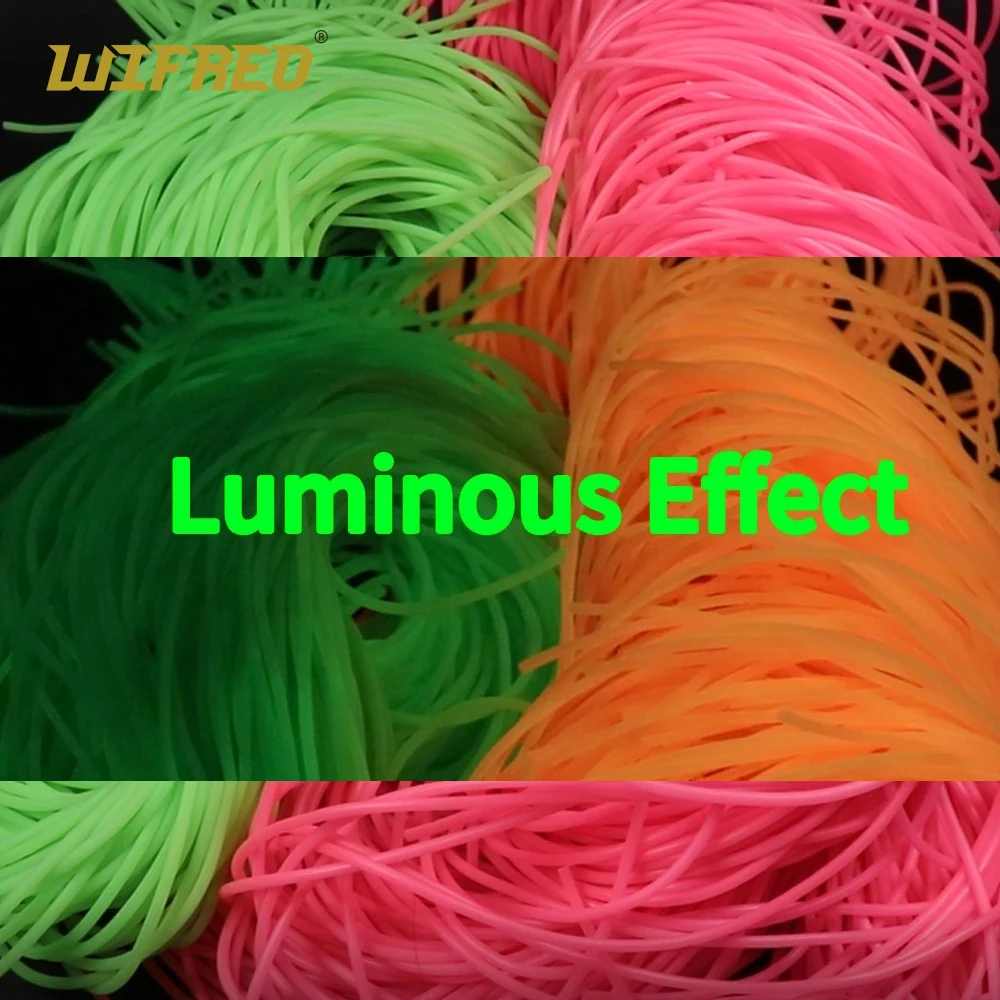 

Wifreo Φ3mm Soft Luminous Silicone Tube Fishing Glowing Rubber Tubbing Rig Accessories Glow Elastic Lumo Tube Green Pink 2M/bag