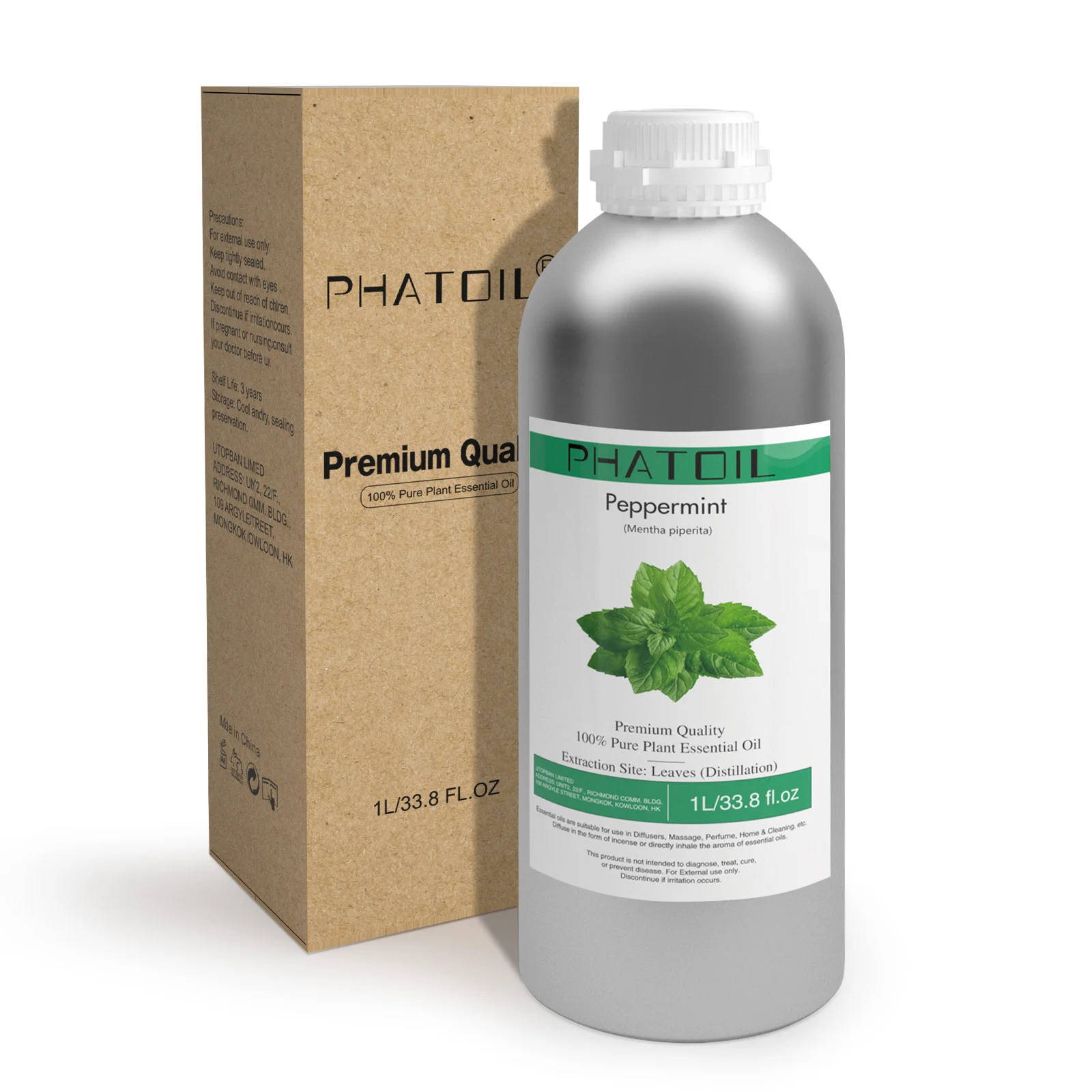 Фото PHATOIL 1000 мл натуральные растительные эфирные масла для увлажнителя, диффузор, мята, сандал, бергамот, эфирное масло для ароматерапии №1