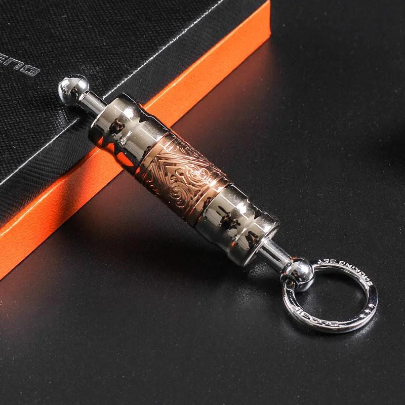 Cigar Punch Cigar Cutter Blade Key Ring Chain Draw Hole Cutters Gadgets Portable Pocket Cutting Cigar Drill Tool Accessories