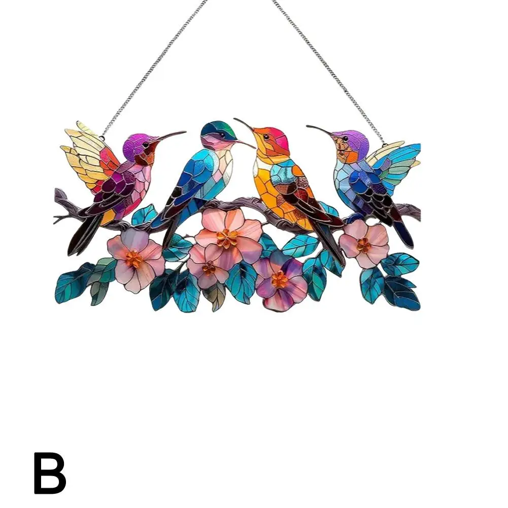 Декор колибри ловцы солнца для птиц внутреннее окно подвешивания акриловые