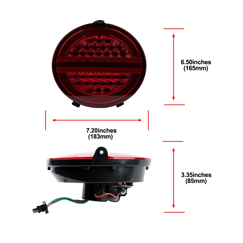 4x для Chevrolet Corvette C6 Coupe 2005-2013 комплект светодиодных задних фар в сборе 3-в-1