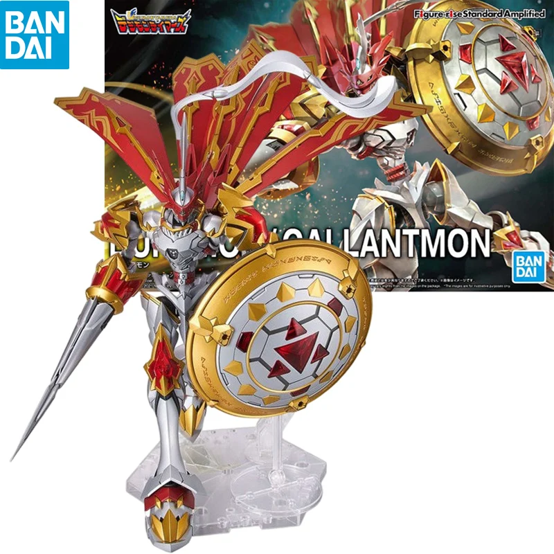 

In Stock BANDAI FIGUART-RISE FRS Digimon Adventure Figure Dukemon Anime Action Figure Assemble Collection Model Toy For Boy Gift