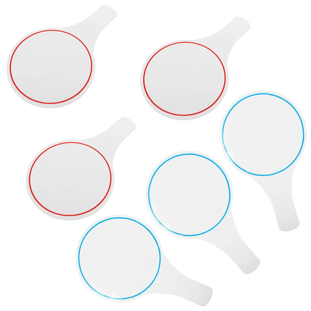 6-шт стирамое табло белые доски односторонняя портативная пустая доска с одним