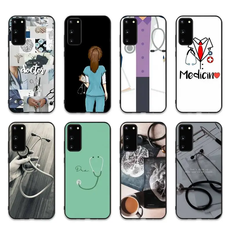 

Medicine Nurse Doctor Phone Case for Samsung S10 21 20 9 8 plus lite S20 UlTRA 7edge