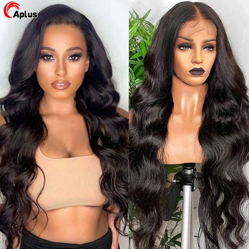 

13X4 Hd Lace Frontal Wig Body Wave Lace Front Wig 180% Brazilian Transparent Wet And Wavy Lace Front Human Hair Wigs For Women