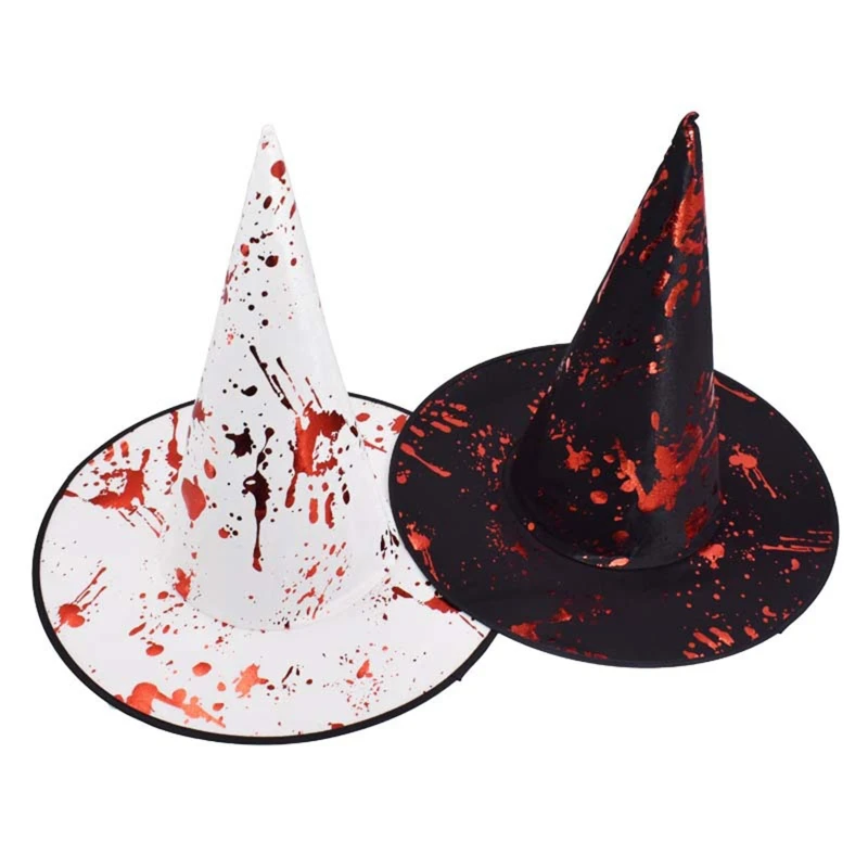 

Witch Hat Star Wizard Hat Magican Hat Halloween Props New Year Thick Masquerade Hat Adults Kids Halloween Witch Costume