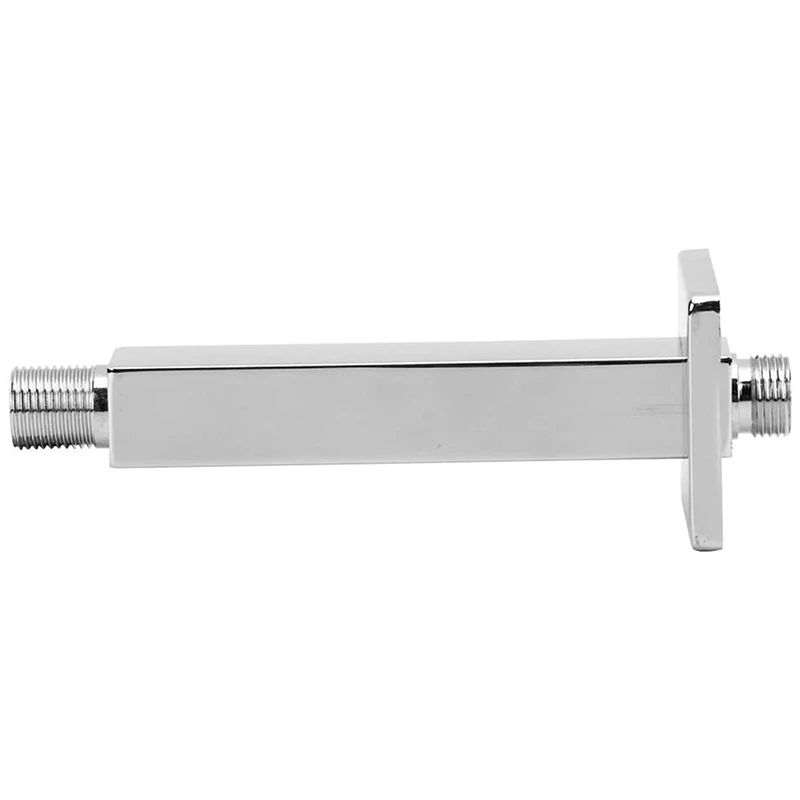 

G1 / 2 Inch Shower Arm, With Thread And Flange Stainless Steel Universal Shower Wall-Mounted Right-Angle Shower Arm