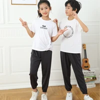 kids boys girls casual pants children long trousers teenager clothing sport pants spring thin ice silk quick drying trousers