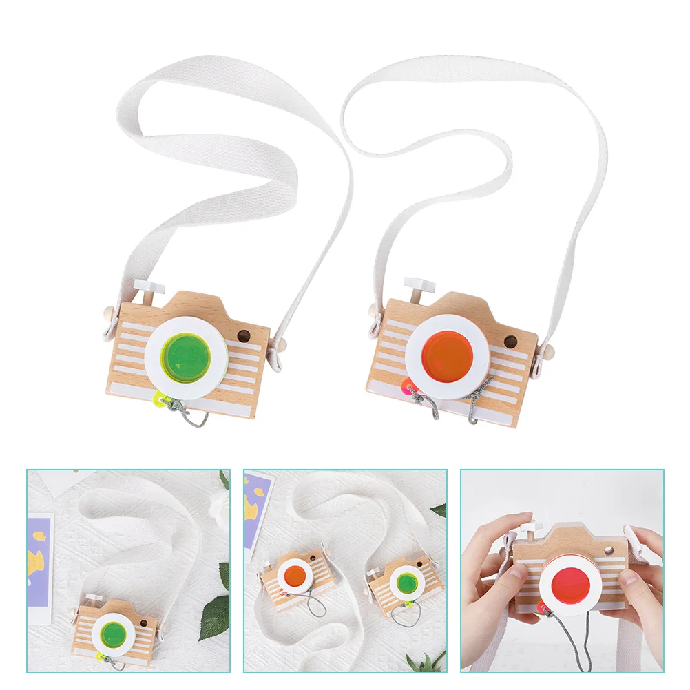 

Детская деревянная образовательная модель Camerakaleidoscope, деревянная игра, ролевые Миниатюрные Мини очки Lensmini, первые детские подарки, видео ...