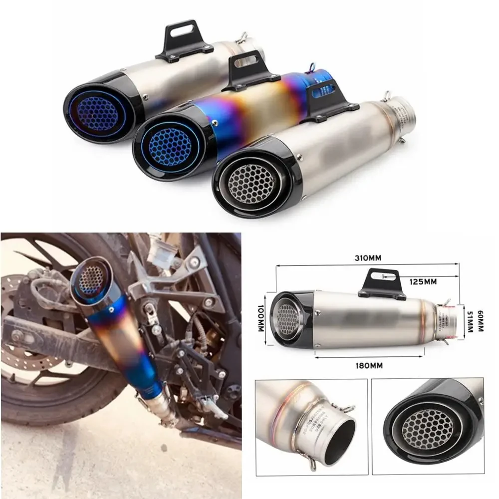 Универсальный глушитель из углеродного волокна для мотоциклов и квадроциклов