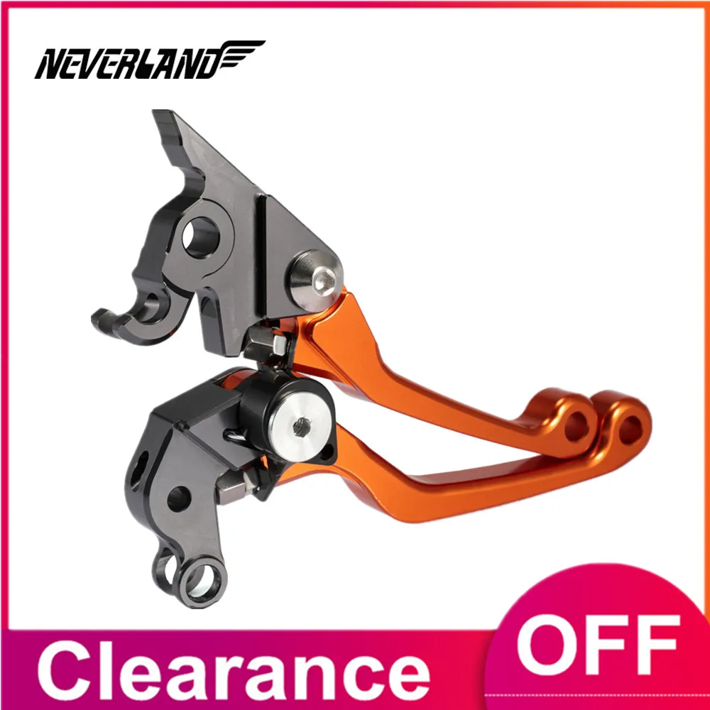 

Orange CNC Pivot Brake Ctutch Levers Magura Dirt Bike Motorcycle Accessories For 125 EXC SX 2005 2006 2007 2008 D40