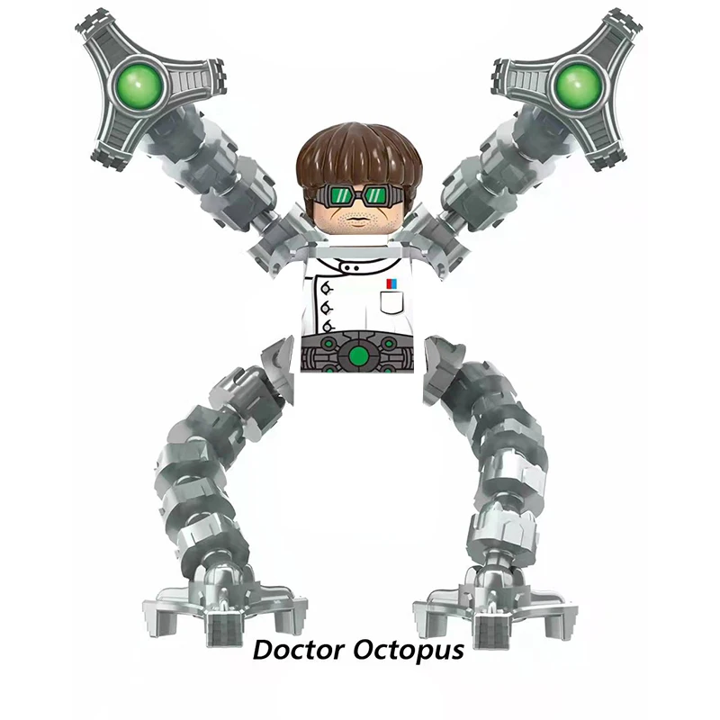 

NEW Super Hero Mini Action Toys Figures Compatible Building Blocks Assembly Doctor Brick Figure Octopus Children Gifts