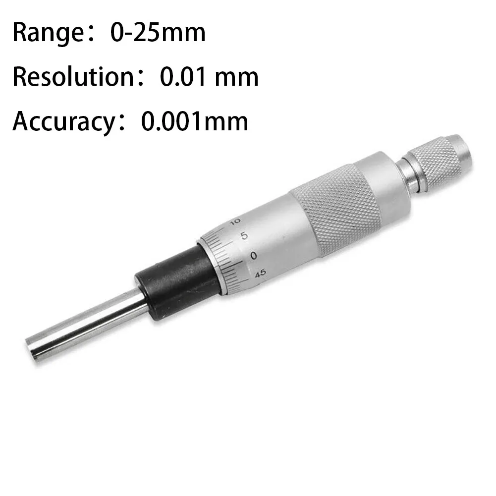 

Mini Micrometer 0-25 Mm 0.01 Mm Metal Precise Micrometer Head With Knurled High Accuracy Micrometer Measuring Tools
