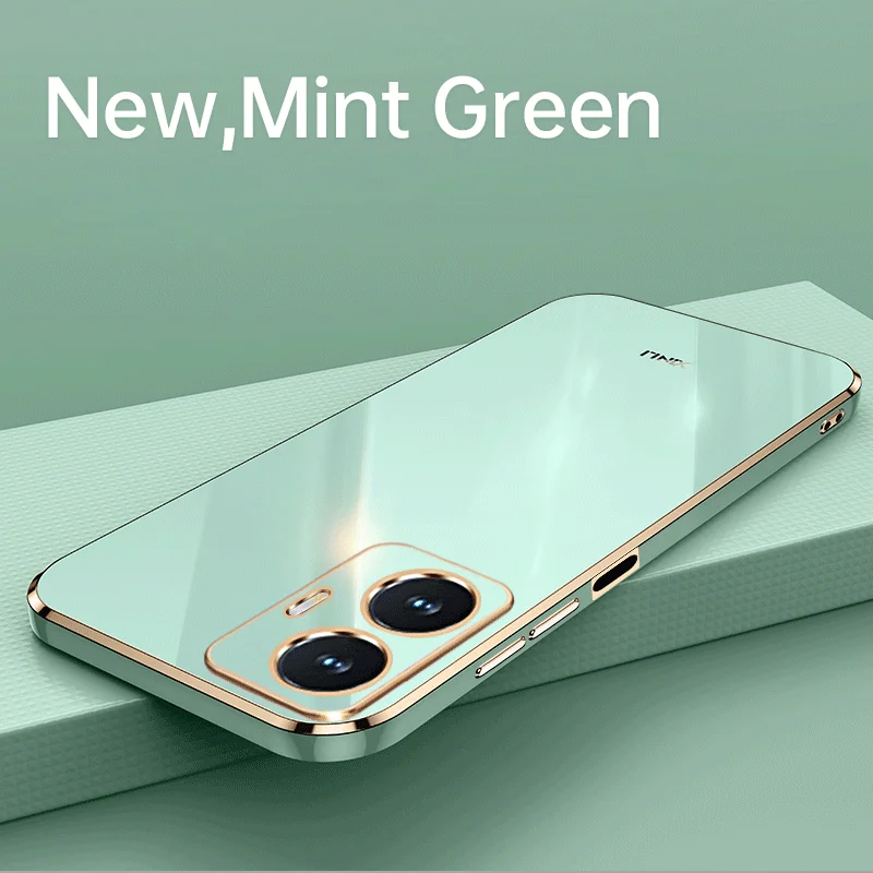 

For Realme C55 2023 Case Luxury Gold Plating Soft Silicone Cover For OPPO Realme GT NEO 5 3 5G 9i 10 Proplus C33 V20 C31 C35