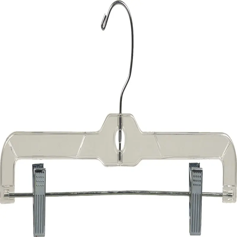 

HANGER Heavy-Duty Clear Plastic Bottom Hanger, 100 Pack