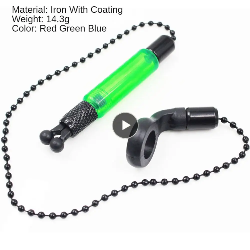 

Iron Coated Rocker Twist To Adjust Adjustable Jaw No Light Fishing Alarm Does Not Rust Light Sticks Can Be Placed Green Red Blue