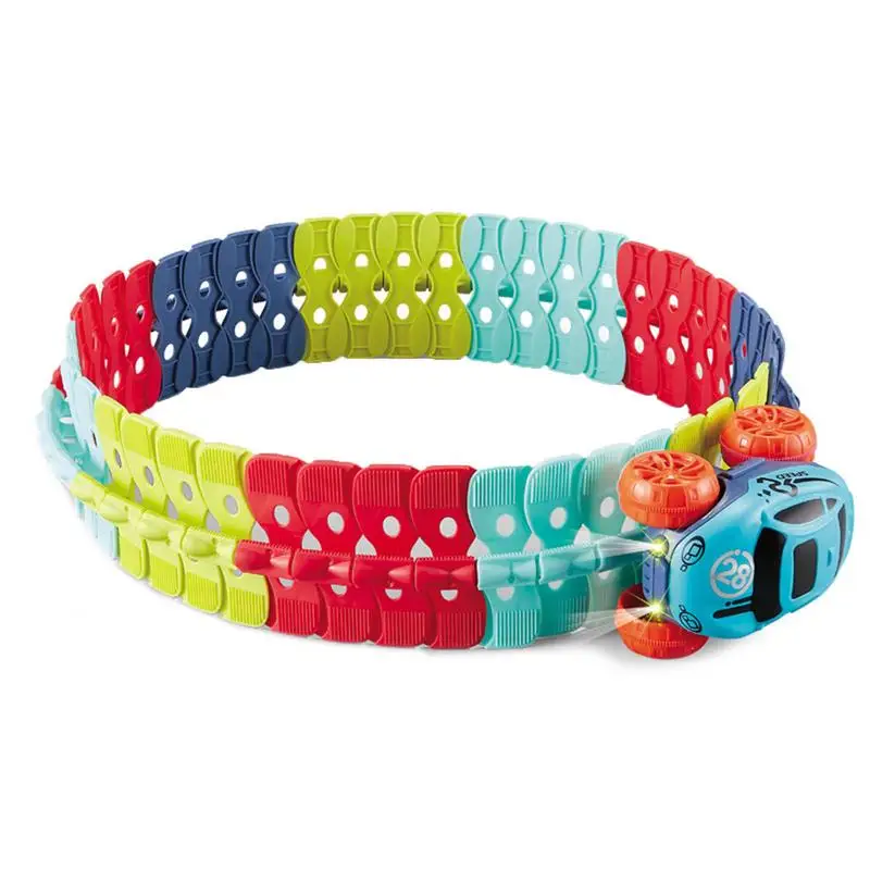 

Создайте дорожную игрушку, волшебный гибкий гоночный автомобиль, набор аксессуаров с детской гоночной трассой, гоночный трек, детские подарки