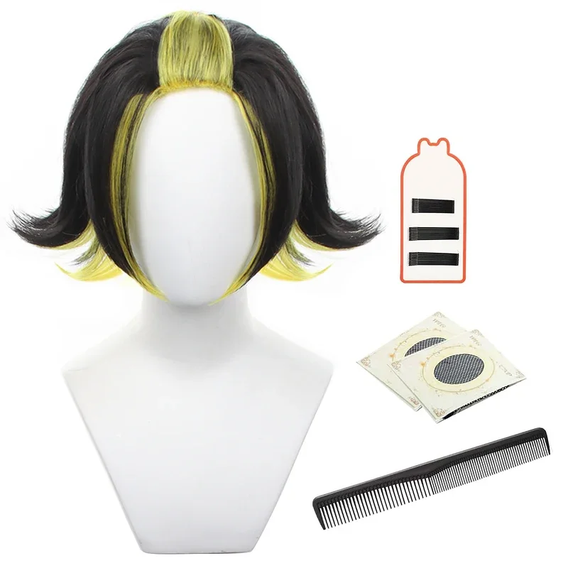 Парик для косплея аниме бахира термостойкий с розовой сеткой из синтетического