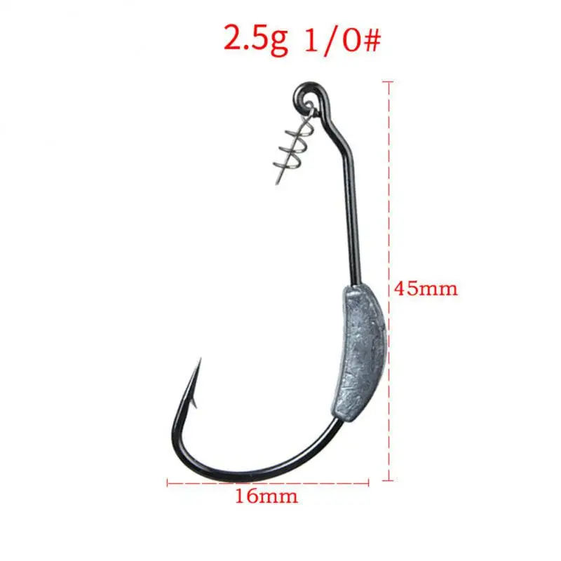 

Exposed Jig Crank Head Barbed Hook 2g 3g 4g 5g 7g Crank Offset Fishing Hook Fish Hooks Fit For Texas Rigs Fishing Accessories